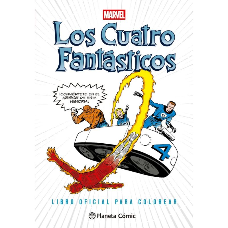 CUATRO FANTASTICOS, LOS - LIBRO OFICIAL PARA COLOREAR (Nuevo)