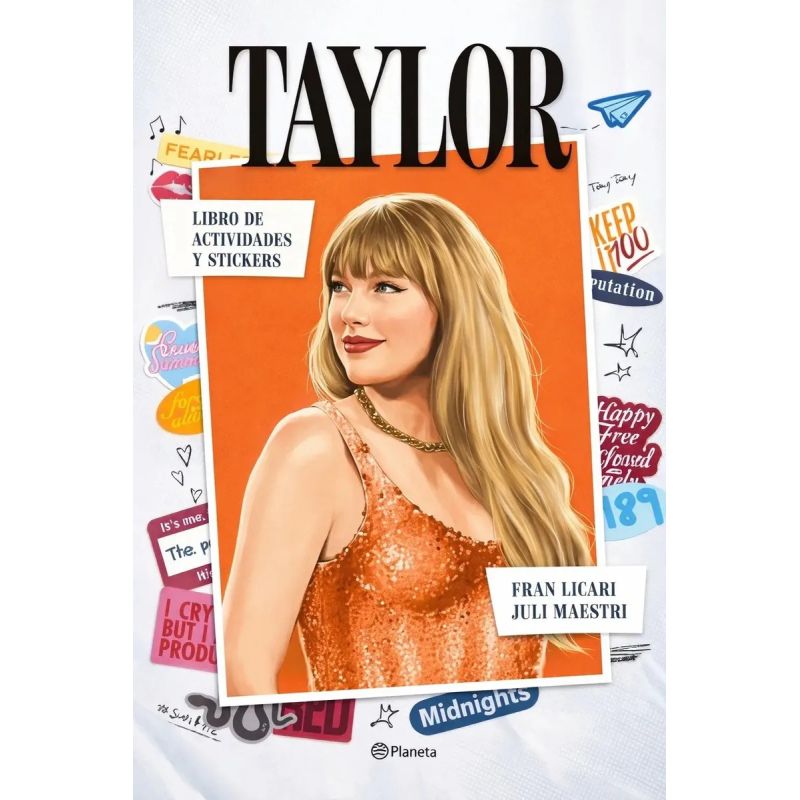 TAYLOR SWIFT - LIBRO DE ACTIVIDADES Y STICKERS (Nuevo)