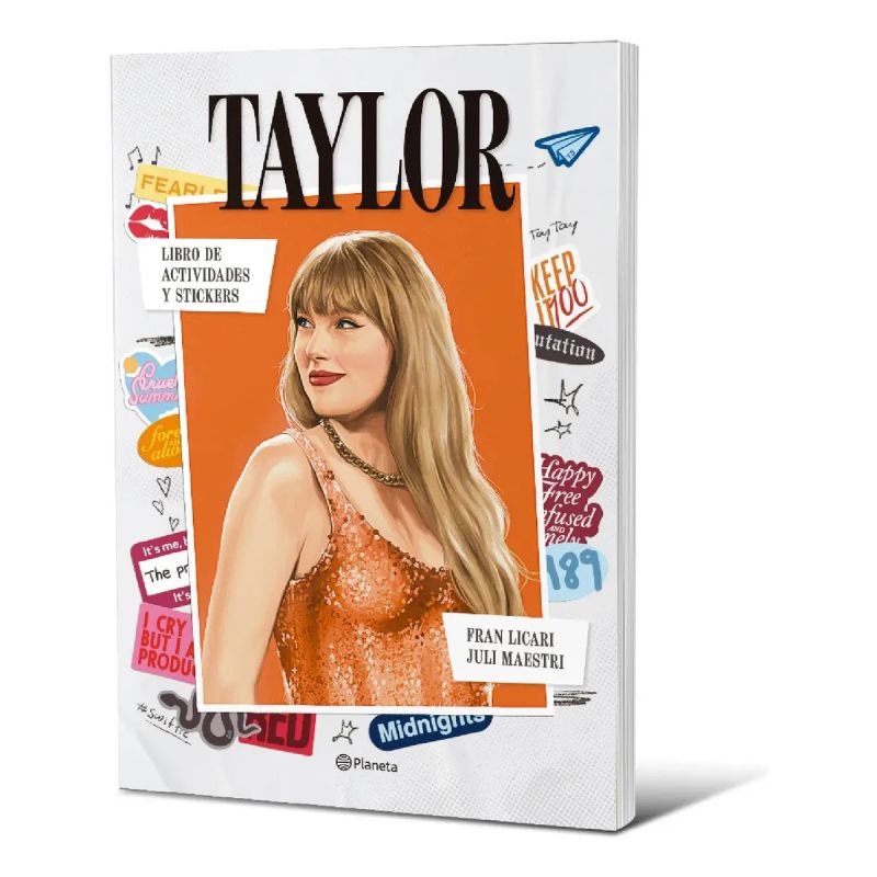 TAYLOR SWIFT - LIBRO DE ACTIVIDADES Y STICKERS (Nuevo) - Miniatura 2