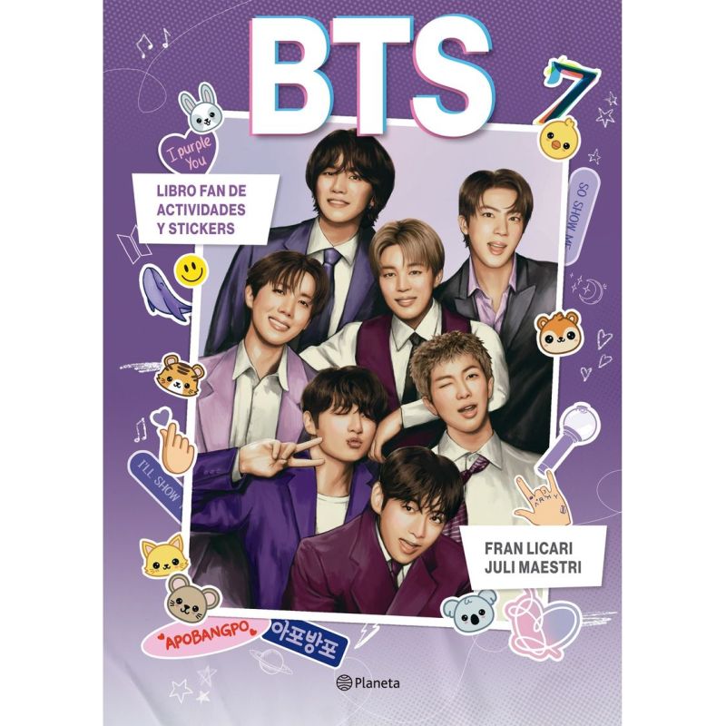 BTS - LIBRO DE ACTIVIDADES Y STICKERS