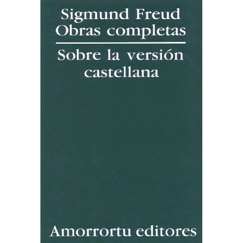 OBRAS COMPLETAS DE FREUD - SOBRE LA VERSION CASTELLANA (Nuevo) - Miniatura 2