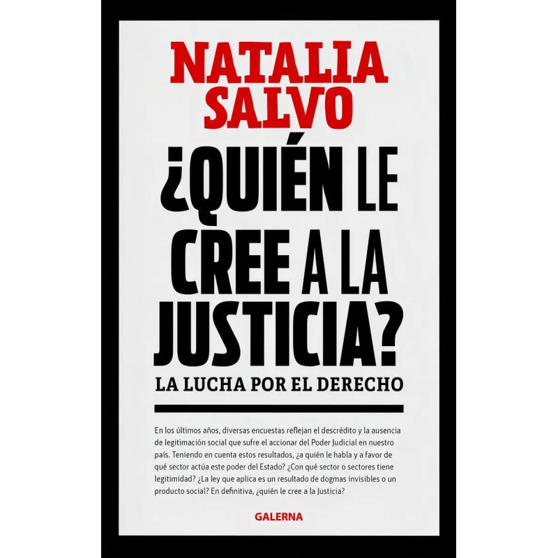 QUIEN LE CREE A LA JUSTICIA? - LA LUCHA POR EL DERECHO (Nuevo)