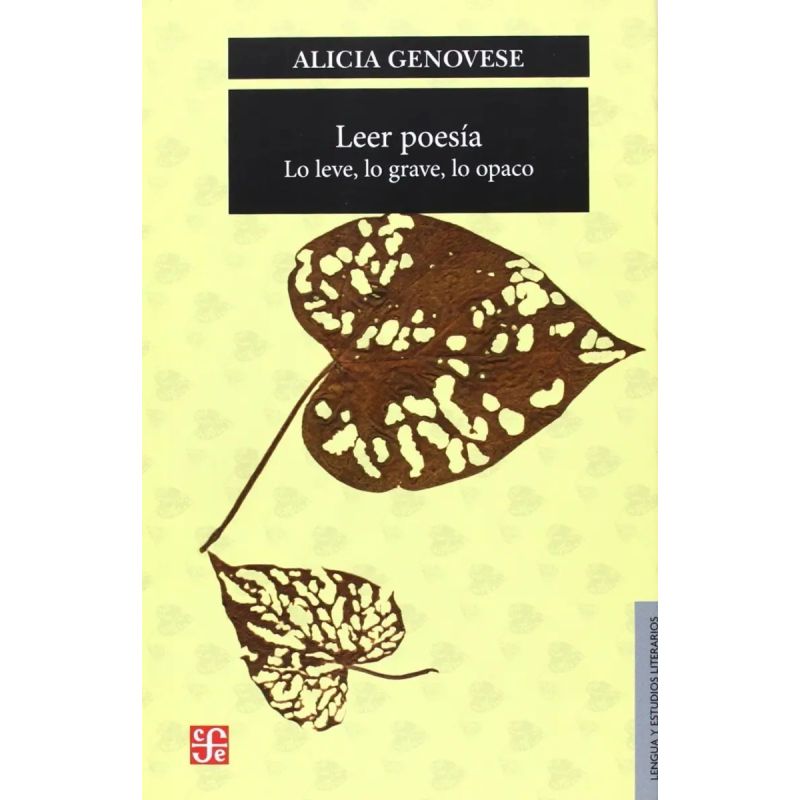 LEER POESIA - LO LEVE, LO GRAVE, LO OPACO (Nuevo)