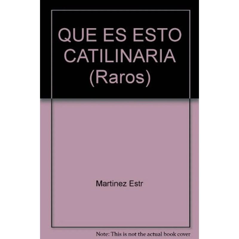 QUE ES ESTO? CATILINARIA (Nuevo) - Miniatura 2