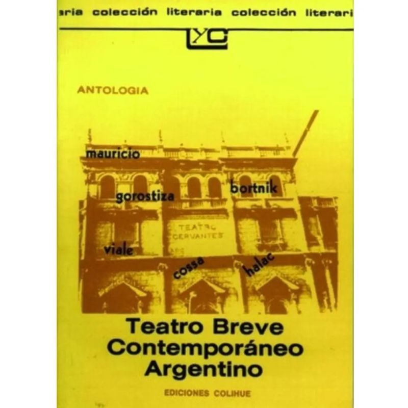 TEATRO BREVE CONTEMPORANEO ARGENTINO (Nuevo)