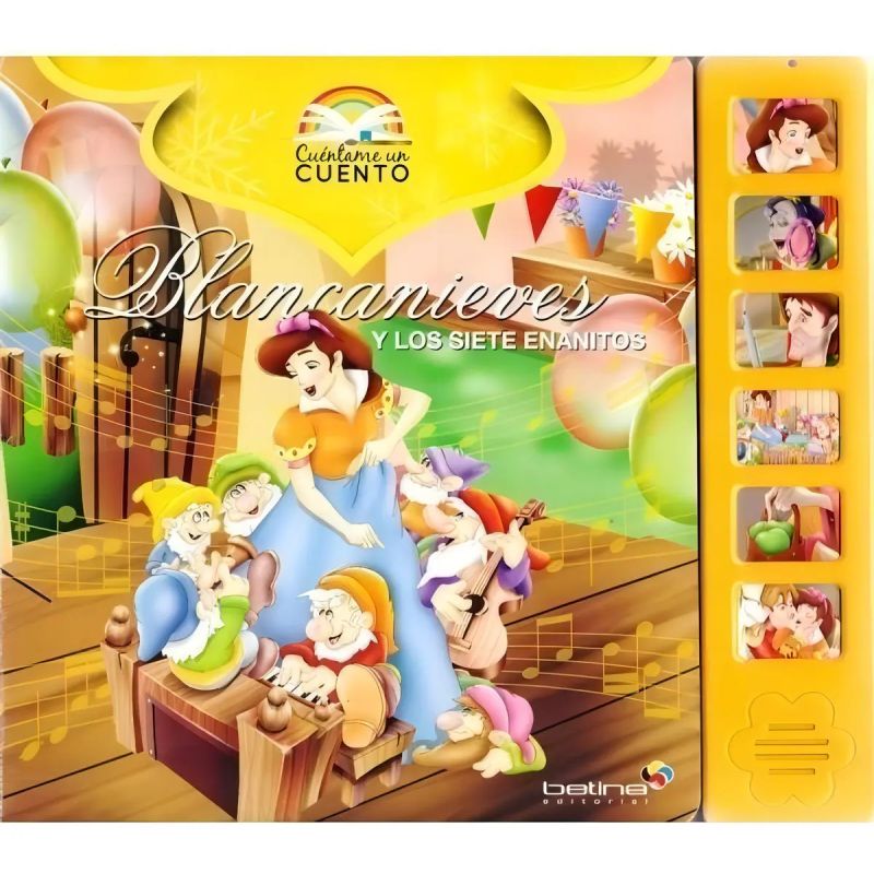 BLANCANIEVES Y LOS SIETE ENANITOS - CUENTAME UN CUENTO - LIBRO CON SONIDO - TD (Nuevo)