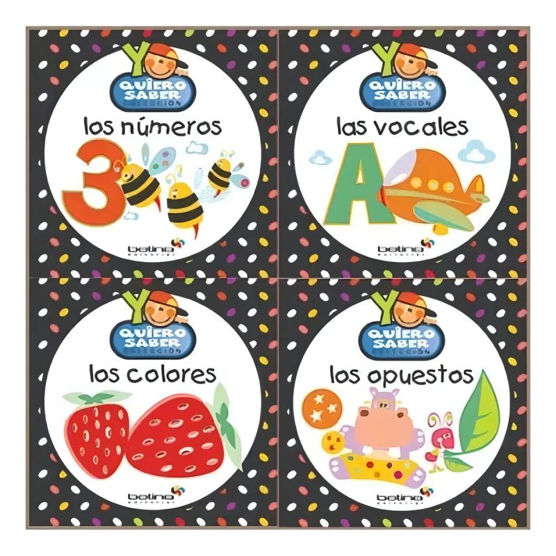 YO QUIERO SABER (TD) CAJA CON 4 LIBROS (Nuevo)