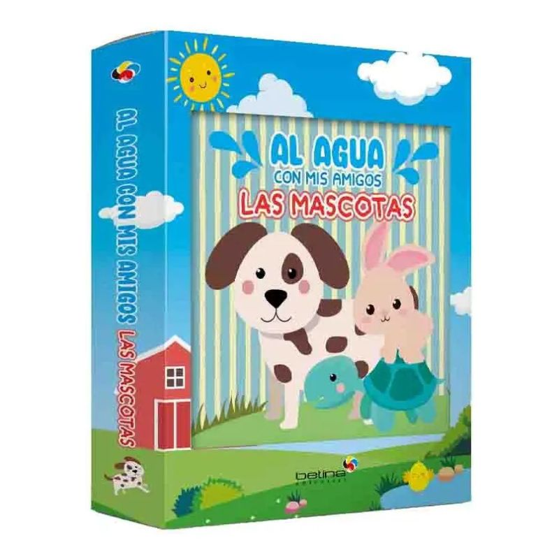 AL AGUA CON MIS AMIGOS LAS MASCOTAS - LIBRO DE BAÑO (Nuevo)