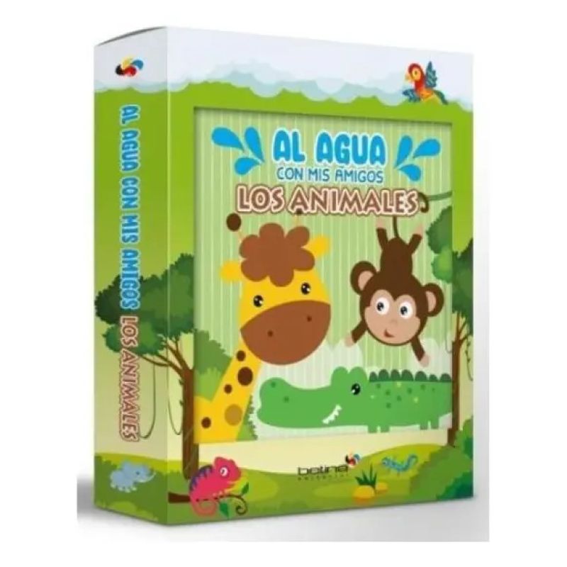 AL AGUA CON MIS AMIGOS LOS ANIMALES - LIBRO DE BAÑO (Nuevo)