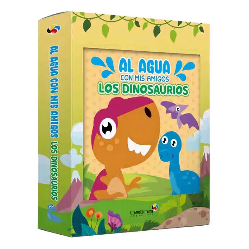 AL AGUA CON MIS AMIGOS LOS DINOSAURIOS - LIBRO DE BAÑO (Nuevo)
