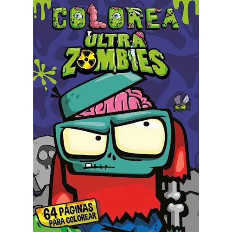 A COLOREAR! - ULTRA ZOMBIES - TAPA VIOLETA (Nuevo)