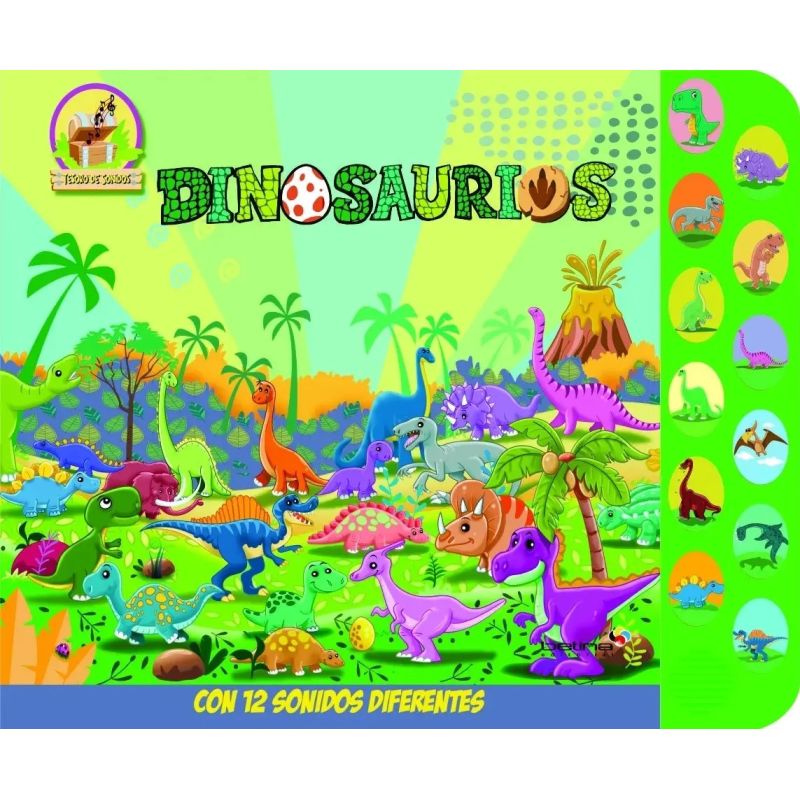 DINOSAURIOS - TESORO DE SONIDOS (Nuevo)