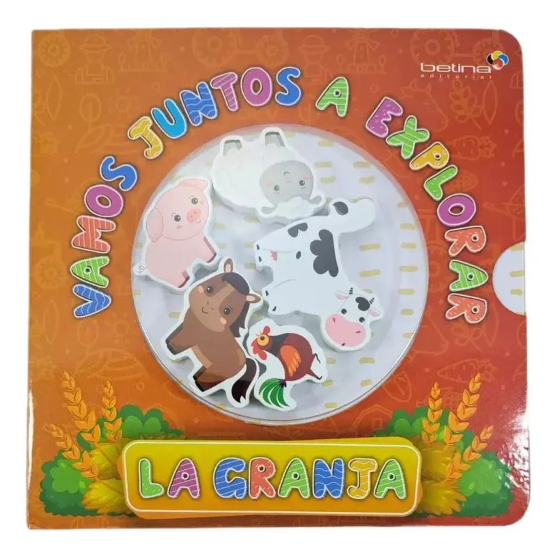 VAMOS JUNTOS A EXPLORAR LA GRANJA - CON PIEZAS DE MADERA (Nuevo) - Miniatura 2