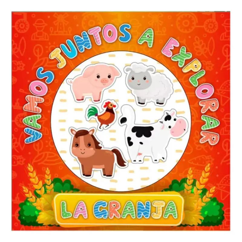VAMOS JUNTOS A EXPLORAR LA GRANJA - CON PIEZAS DE MADERA (Nuevo)