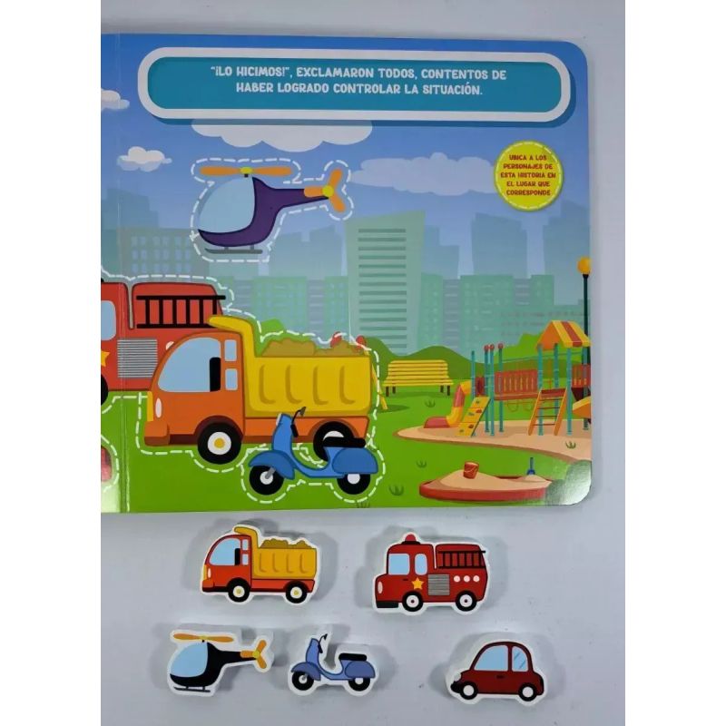 VAMOS JUNTOS A EXPLORAR LOS TRANSPORTES - CON PIEZAS DE MADERA (Nuevo) - Miniatura 2