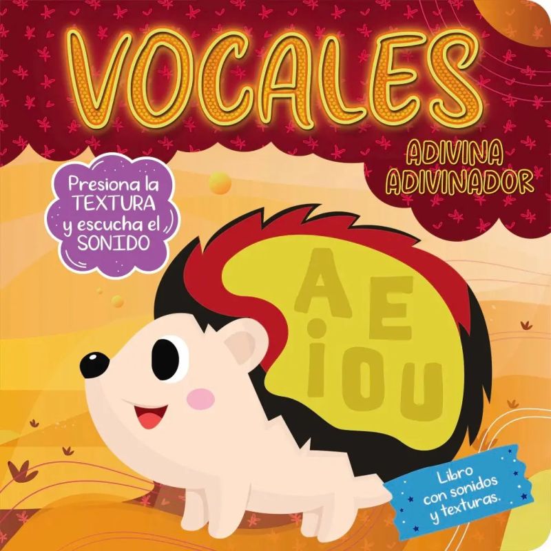 VOCALES - ADIVINA ADIVINADOR - LIBRO CON SONIDO + TEXTURA (Nuevo)