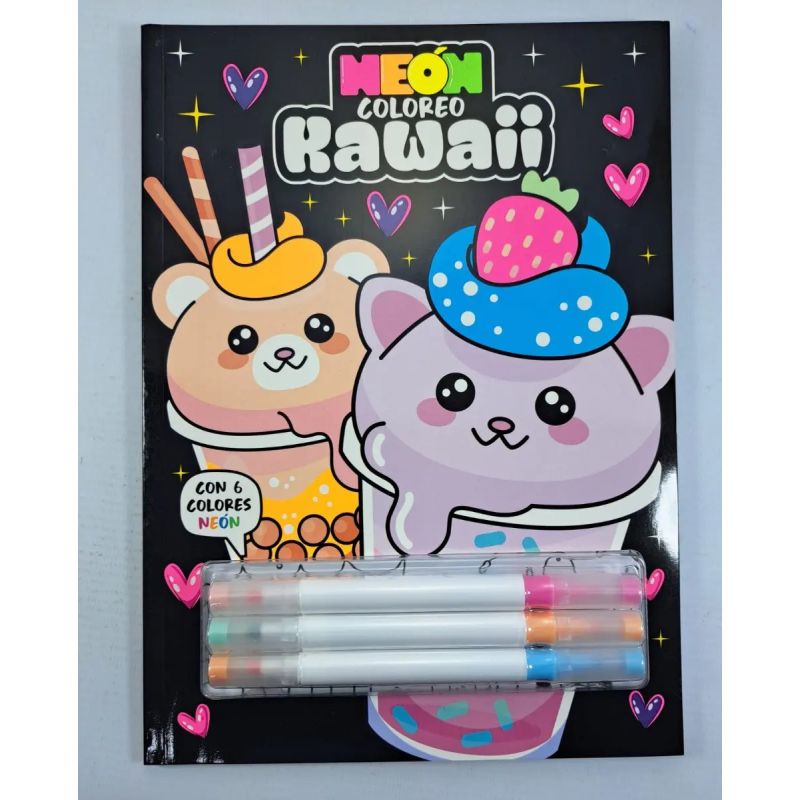 KAWAII - COLOREO NEON (Nuevo) - Miniatura 2