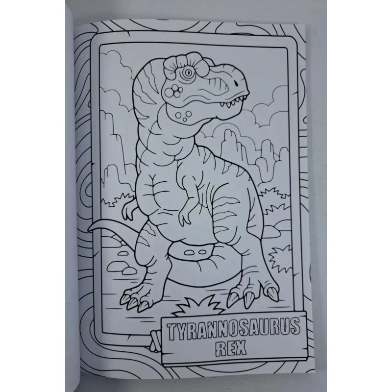 DINOSAURIOS - COLOREO NEON (Nuevo) - Miniatura 2