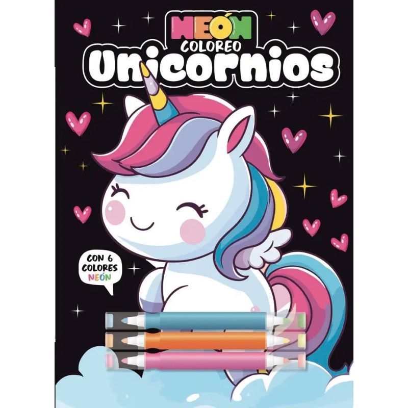 UNICORNIOS - COLOREO NEON (Nuevo)