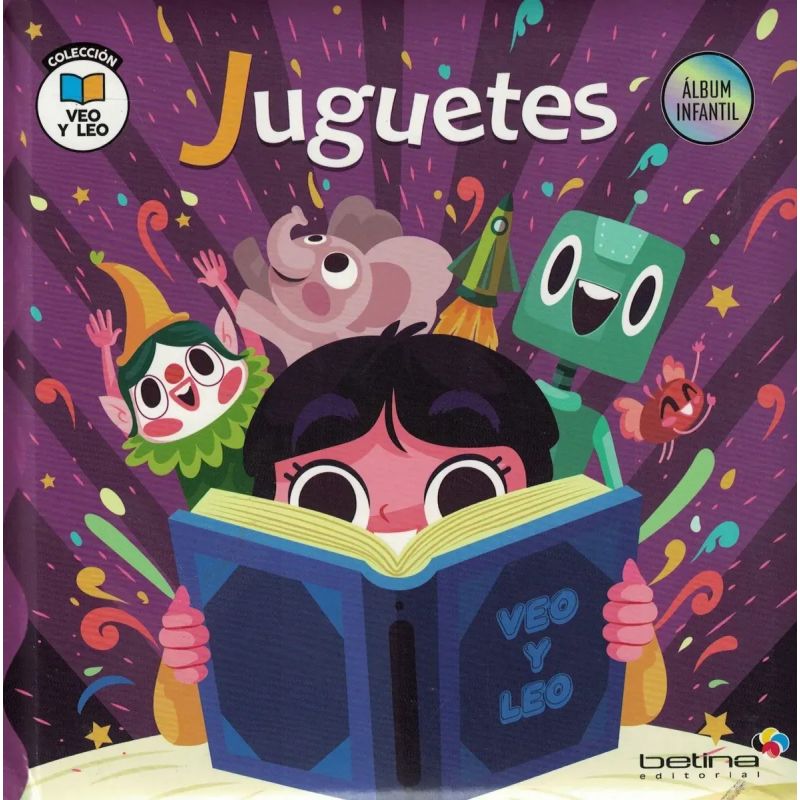JUGUETES - VEO Y LEO - CARTONE (Nuevo)