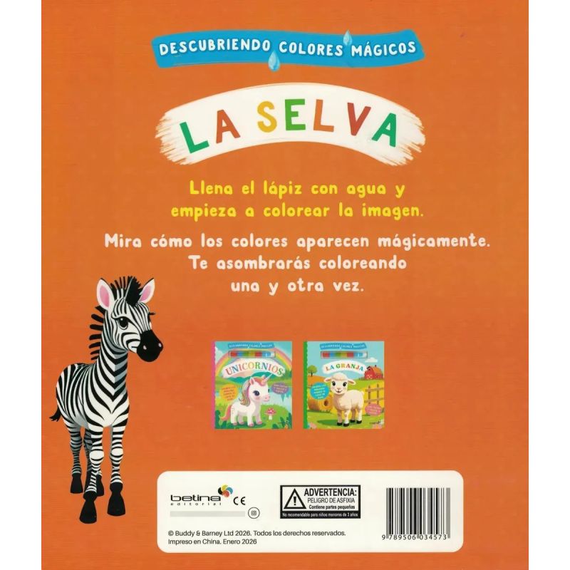 SELVA, LA - DESCUBRIENDO COLORES MAGICOS - CARTONE (Nuevo) - Miniatura 2
