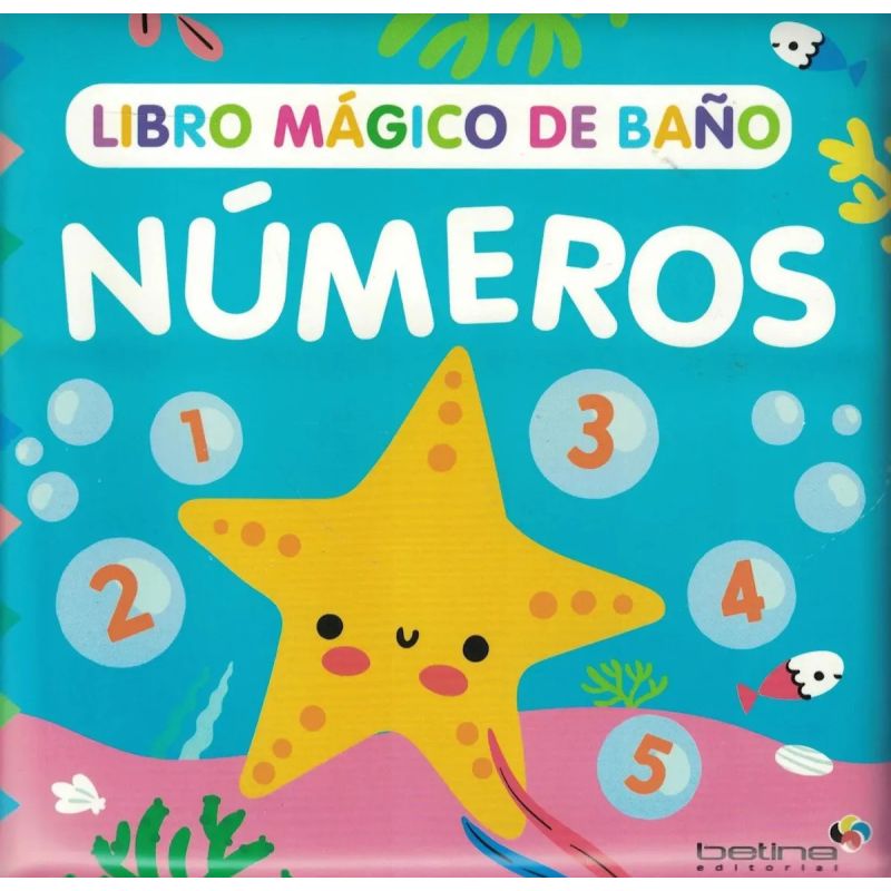 NUMEROS - LIBRO MAGICO DE BAÑO (Nuevo)