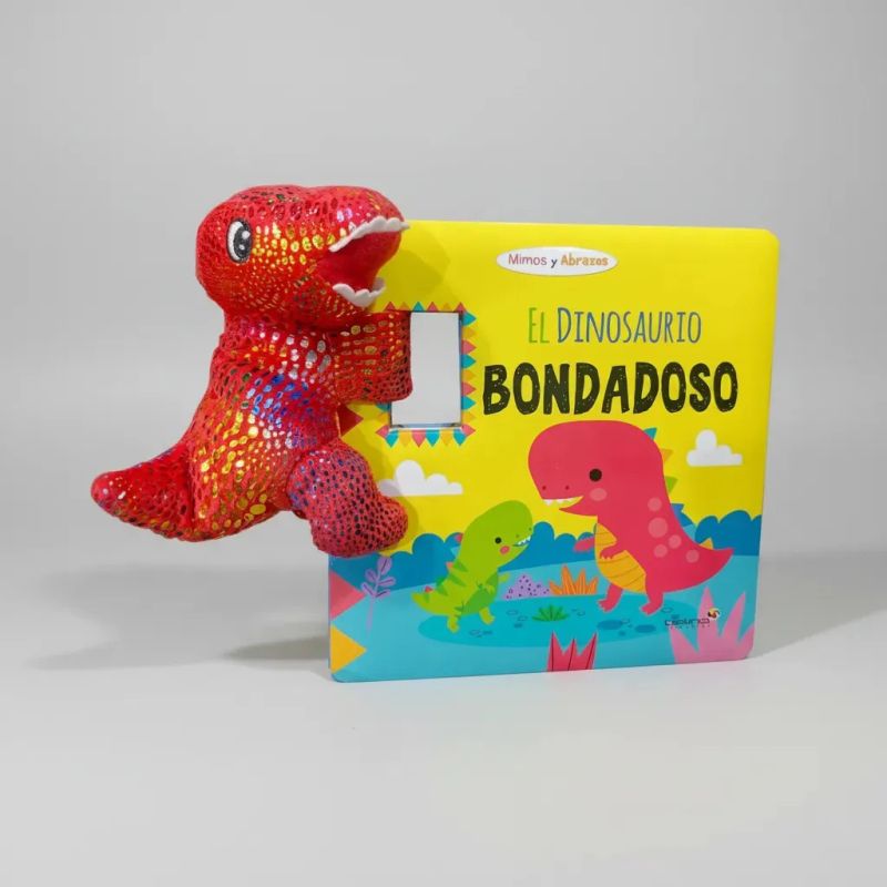 DINOSAURIO BONDADOSO, EL - MIMOS Y ABRAZOS - CARTONE + PELUCHE (Nuevo)