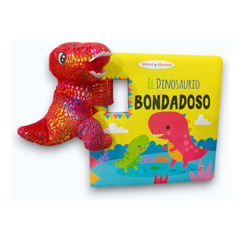 DINOSAURIO BONDADOSO, EL - MIMOS Y ABRAZOS - CARTONE + PELUCHE (Nuevo) - Miniatura 2