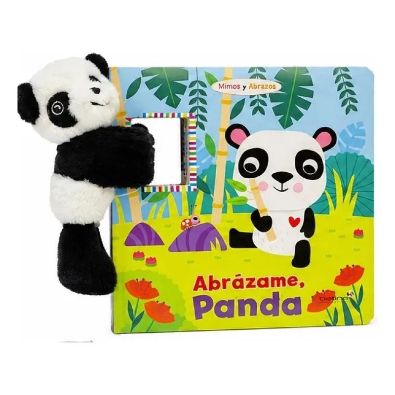 ABRAZAME PANDA - MIMOS Y ABRAZOS - CARTONE + PELUCHE (Nuevo)