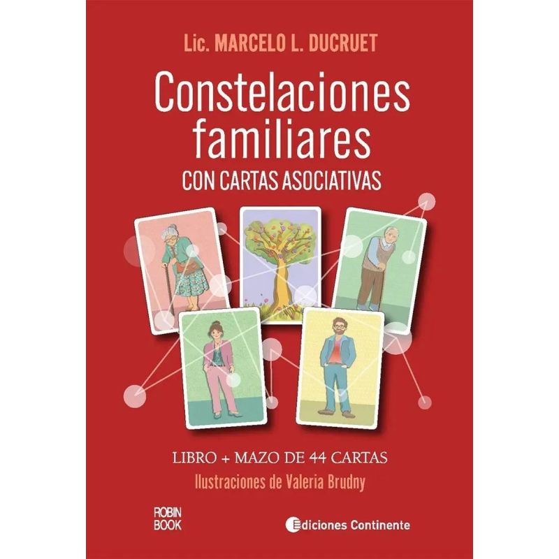CONSTELACIONES FAMILIARES CON CARTAS ASOCIATIVAS - LIBRO + 44 CARTAS (Nuevo)