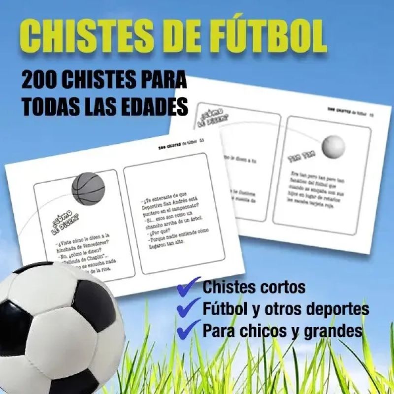 200 CHISTES DE FUTBOL Y OTROS DEPORTES (Nuevo) - Miniatura 4