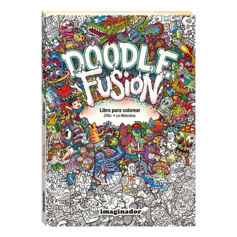 DOODLE FUSION - LIBRO PARA COLOREAR (Nuevo)