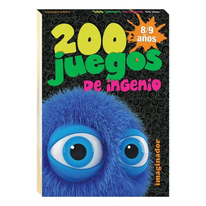 200 JUEGOS DE INGENIO - 8/9 AÑOS (Nuevo)