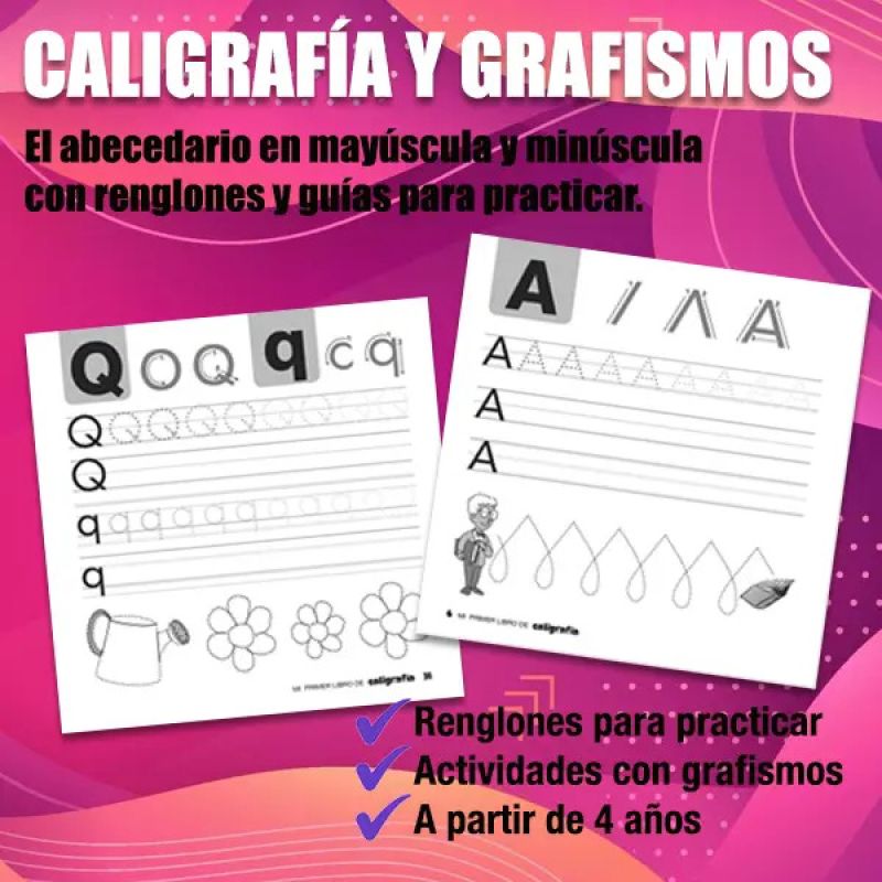 MI PRIMER LIBRO DE CALIGRAFIA Y GRAFISMOS (Nuevo) - Miniatura 3