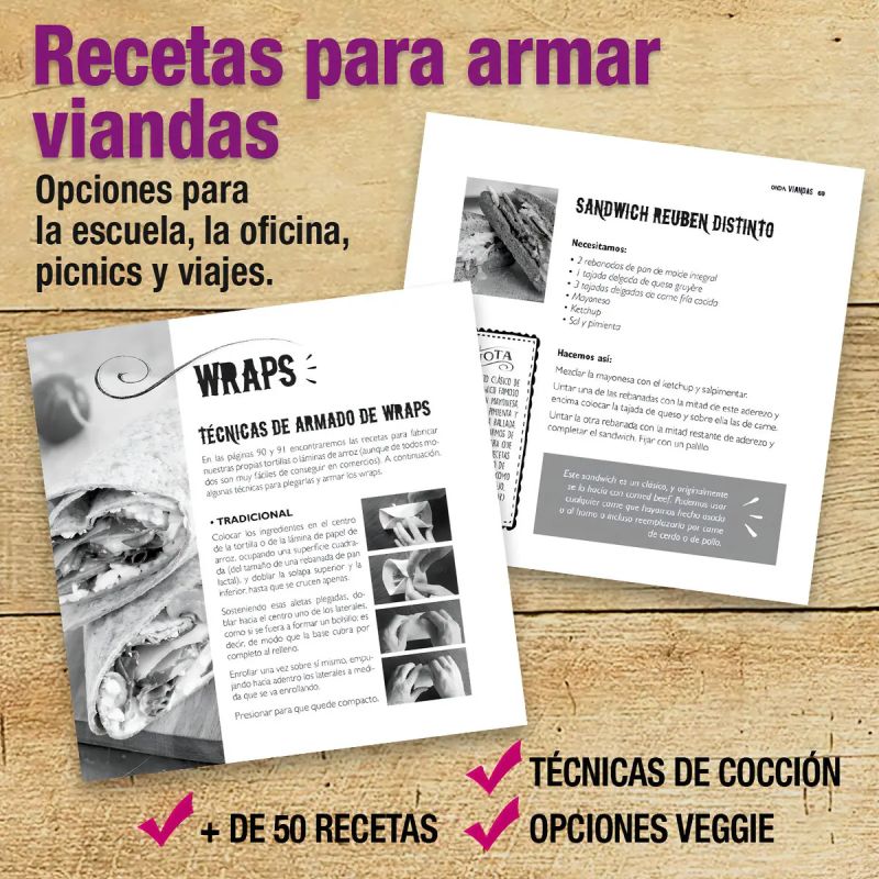 ONDA VIANDAS. RECETAS DE COCINA (Nuevo) - Miniatura 2