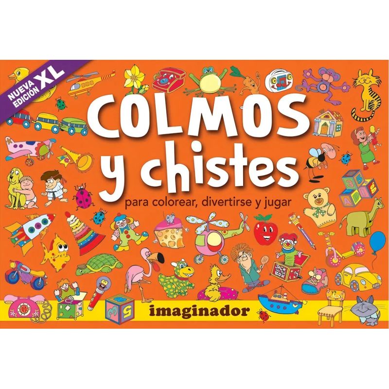 COLMOS Y CHISTES - PARA COLOREAR, DIVERTIRSE Y JUGAR - N/ED. XL (Nuevo)