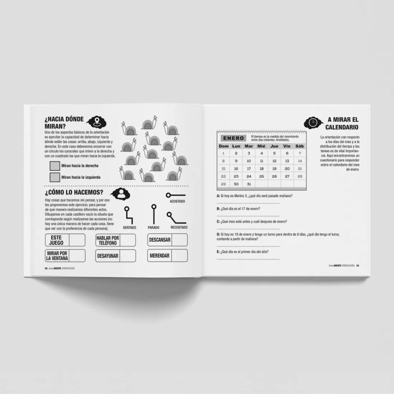 ACTIVA MENTE ORIENTACION - ESPACIAL - TEMPORAL - PERSONAL (Nuevo) - Miniatura 3