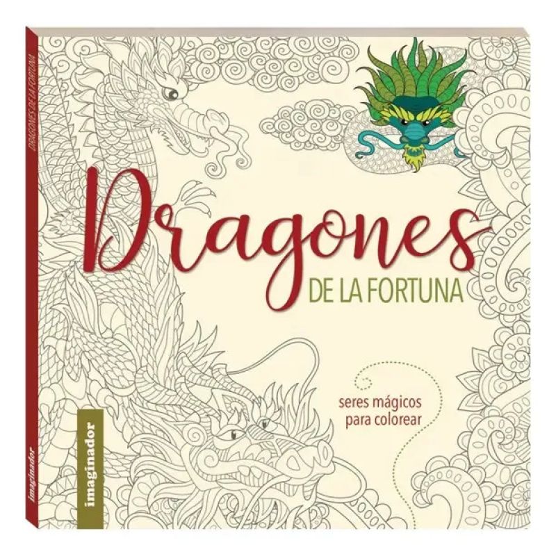 DRAGONES DE LA FORTUNA - SERES MAGICOS PARA COLOREAR (Nuevo) - Miniatura 2