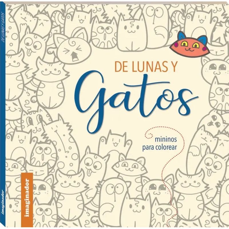 DE LUNAS Y GATOS - MININOS PARA COLOREAR (Nuevo)