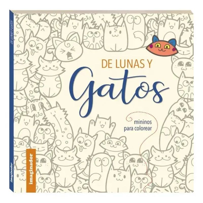 DE LUNAS Y GATOS - MININOS PARA COLOREAR (Nuevo) - Miniatura 2