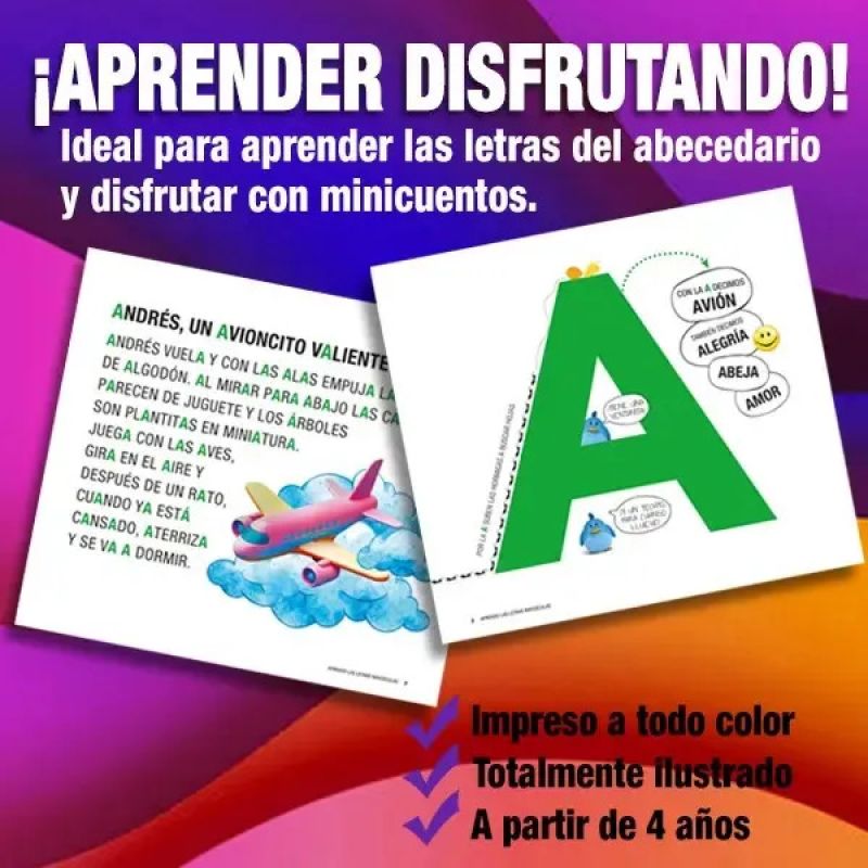 APRENDO LAS LETRAS MAYUSCULAS - DESDE 4 AÑOS (Nuevo) - Miniatura 2