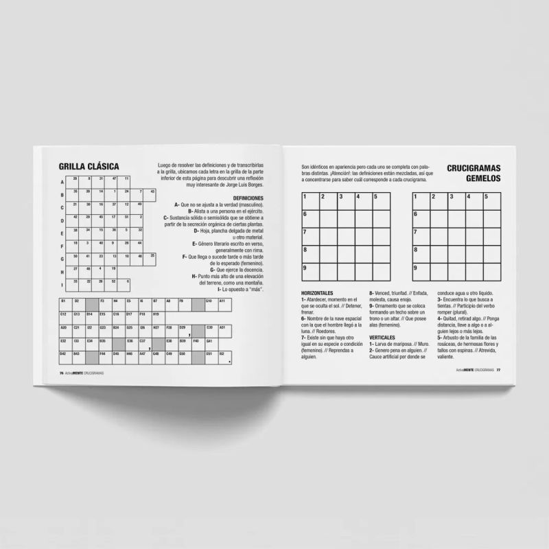 ACTIVA MENTE - CRUCIGRAMAS - Miniatura 2