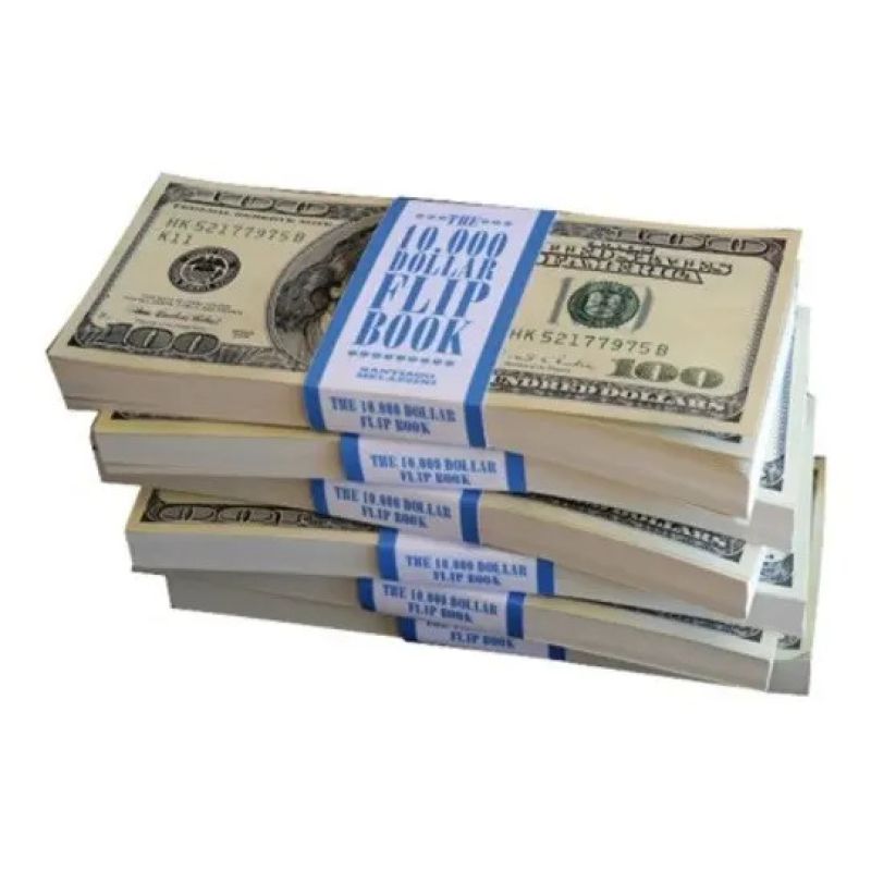 10.000 DOLLAR FLIP BOOK (Nuevo)