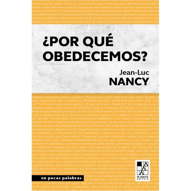 POR QUE OBEDECEMOS ? (Nuevo)
