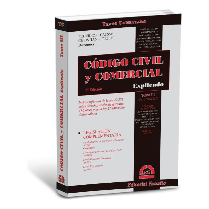 CODIGO CIVIL Y COMERCIAL EXPLICADO - TOMO III (N/ED.2021) (Nuevo)