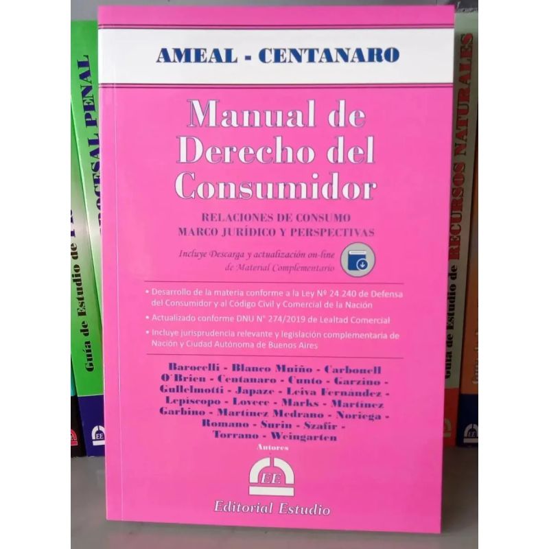 MANUAL DE DERECHO DEL CONSUMIDOR ( AMEAL - CENTANARO) (2022) (Nuevo) - Miniatura 2