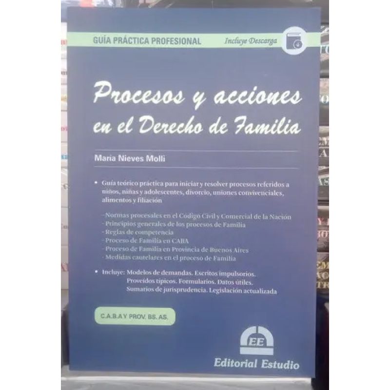 PROCESOS Y ACCIONES EN EL DERECHO DE FAMILIA - GUIA PRACTICA PROFESIONAL CON DESCARGA (Nuevo) - Miniatura 2