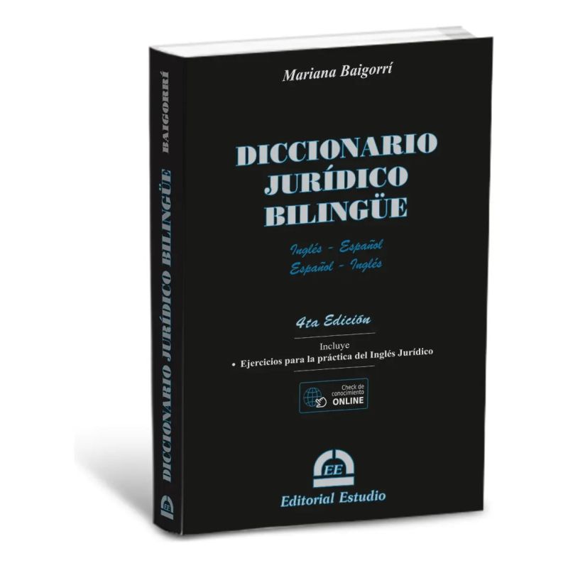 DICCIONARIO JURIDICO BILINGÜE INGLES/ESPAÑOL - N/ED. 2023 (Nuevo)