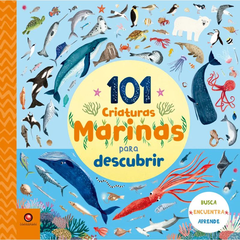 101 CRIATURAS MARINAS PARA DESCUBRIR - CARTONE (Nuevo)