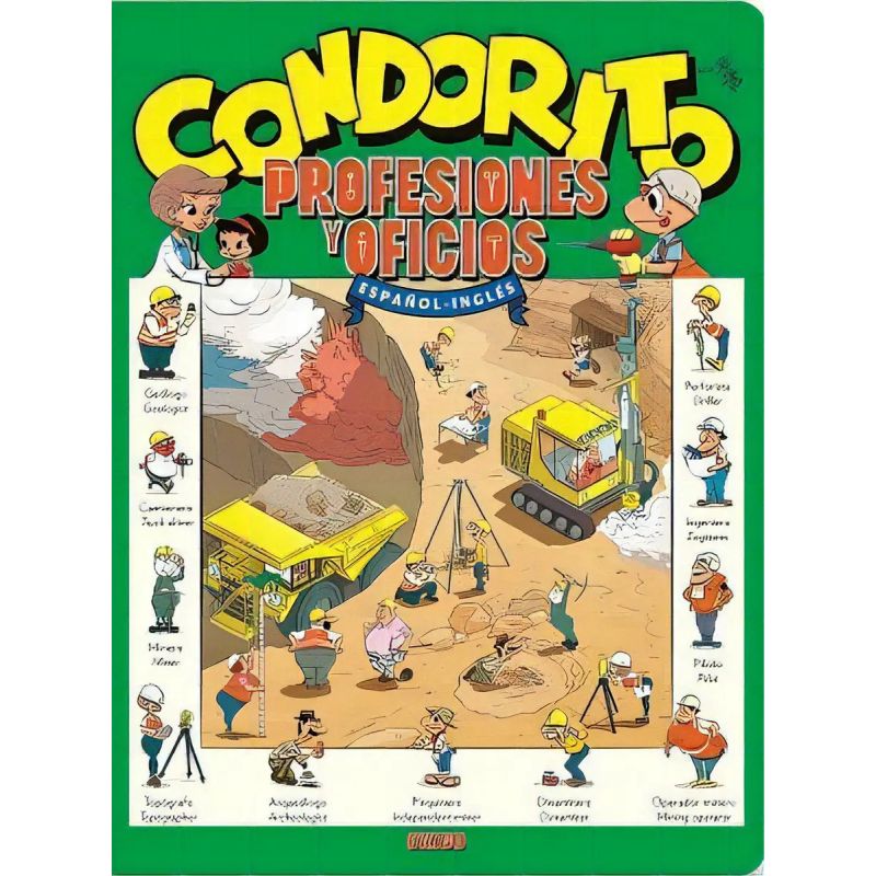 CONDORITO: PROFESIONES Y OFICIOS - ESPAÑOL-INGLES (Nuevo)